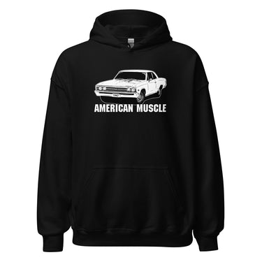 1967 Chevelle Hoodie in black